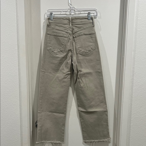 Just Black Denim The Nautical Wide Leg Jeans in Eucalyptus Size 25 MADE IN USA - Picture 5 of 6